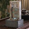 Accent Plus Lighted Architectural Tabletop Fountain