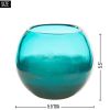 Accent Plus Fish Bowl Style Vase - Aqua Gradient 5 inches