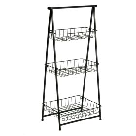 3-Tier Folding Ladder Shelf