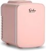 Simple Deluxe Mini Fridge; 4L/6 Can Portable Cooler & Warmer Freon-Free Small Refrigerator Provide Compact Storage for Skincare; Beverage; Food; Cosme