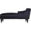 [New+Video] 58" Velvet Chaise Lounge; Button Tufted Right Arm Facing Lounge Chair with Nailhead Trim & Solid Wood Legs for Living Room or Office; Slee