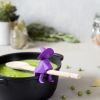 1pc Kitchen Spoon Holder And Steam Release Creative Heat-Resistant Silicone Witch Pot Lid Spill-Free BPA-Free Kitchen Utility Gadgets Purple
