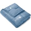 Reversible Weighted blanket-Blue 15lbs -48&rdquo;x72&rdquo;