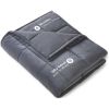 Reversible Weighted blanket-Dark Gray 15lbs-48&rdquo;x72&rdquo;