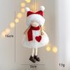 Christmas Plush Doll Cloth Art Old Man Snowman Elk Small Pendant Christmas Tree Decoration