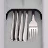 1pc Compact Cutlery Organizer; Spoons Forks Kitchen Drawer Tray