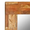 vidaXL Wall Mirror Solid Reclaimed Wood 23.6"x47.2"