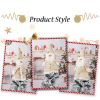 Christmas Santa Snowman Christmas Tree Decorations 2pcs