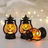 LED Haloween Pumpkin Ghost Lanter Candle Light Halloween Party Decoration for Home Holiday Bar Horror Props Oil Lamp Kids Toy