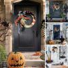 Halloween Wreath Decoration Front Door Window Hanging Decoration Wreath