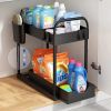 Under Sink Organizer and Storage 2-Tier; ;  Under Bathroom Cabinet Storage for Home Storage