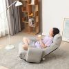 Adjustable head and waist; game chair; lounge chair in the living room; 360 degree rotatable sofa chair; Rotatable seat Leisure Chair deck chair