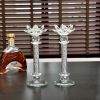 Ambrose Exquisite 2-Piece Candle Holders in Silver (Gift Box Included)