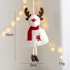 Christmas Plush Doll Cloth Art Old Man Snowman Elk Small Pendant Christmas Tree Decoration