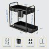 Under Sink Organizer and Storage 2-Tier; ;  Under Bathroom Cabinet Storage for Home Storage