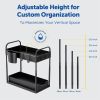 Under Sink Organizer and Storage 2-Tier; ;  Under Bathroom Cabinet Storage for Home Storage