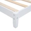 Twin Size Wood Daybed/Sofa Bed; White