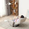 Adjustable head and waist; game chair; lounge chair in the living room; 360 degree rotatable sofa chair; Rotatable seat Leisure Chair deck chair