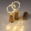 1pc 20 LED Wine Bottle Lights String Light; Mini LED 6.6ft Silver Wire Cork Lights Battery Operated Fairy Mini String Lights For Liquor Bottles Crafts