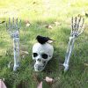 Halloween Decor Realistic Skull Hand Bone Skull Props Skull Ornaments