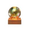 USB 3D Firework Crystals Ball Night Light Plug In Romantic Star LED Night Light Christmas Lights Christmas Home Decorations