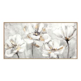 100% Hand Painted Abstract Flower Art Oil Painting On Canvas Wall Art Frameless Picture Decoration For Live Room Home Decor Gift (size: 100x150cm)