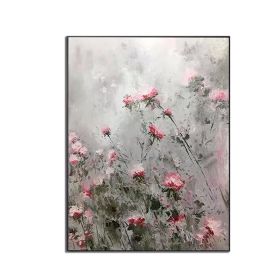 Pure Handmade Palette Knife Flower Canvas Oil Painting Wall Art Canvas Pictures Artwork For Home Decoration Wall Pictures (size: 100x150cm)