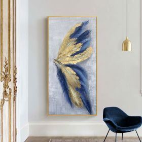 Best 100% Hand Painted Abstract Silver Gold Butterfly Oil Painting Canvas Art Modern Artwork Wall Art Picture Living Room Bedroom (size: 90x180cm)