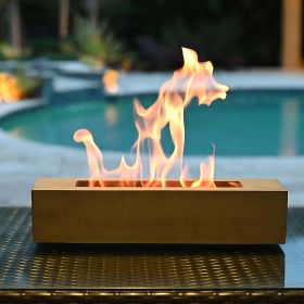 Tabletop Conrete Fire Pit (size: Cuboid)