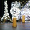 1pc 20 LED Wine Bottle Lights String Light; Mini LED 6.6ft Silver Wire Cork Lights Battery Operated Fairy Mini String Lights For Liquor Bottles Crafts