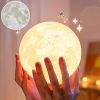 1pc Rotating Moon Atmosphere Night Light; Sleeping Light For Bedroom; Planet Lamp