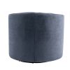 33&rdquo; Wide Swivel Barrel Chair Comfy Tufted Back Accent Round Barrel Chair Leisure Chair for Living Room; Bedroom; Hotel