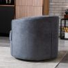 33&rdquo; Wide Swivel Barrel Chair Comfy Tufted Back Accent Round Barrel Chair Leisure Chair for Living Room; Bedroom; Hotel