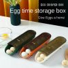 12 Grids Plastic Egg Storage Box; Kitchen Refrigerator Egg Box