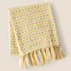 Tassel Thread Blanket Geometry Woven Office Air Conditioner Lunch Break Towel Blanket Shawl Sofa Bedroom Vintage Lattice Splice