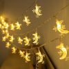 1 Roll Of Moon String Lights; Mini Star Fairy Lights For Patio Garden; Wedding Garden Decoration; Party Festival Lights; Ramadan Decorations Light