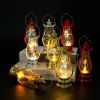 1pc Retro Portable Flameless Candle Lamp; LED Luminous Night Light Creative Small Oil Lamp; Holiday Decoration Ornament; Creative Atmosphere Lamp; Cre